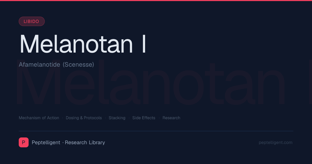 Melanotan I Research Summary: Mechanism, Protocols & Evidence ...
