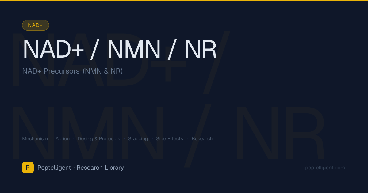NAD+ / NMN / NR Research Summary: Mechanism, Protocols & Evidence ...