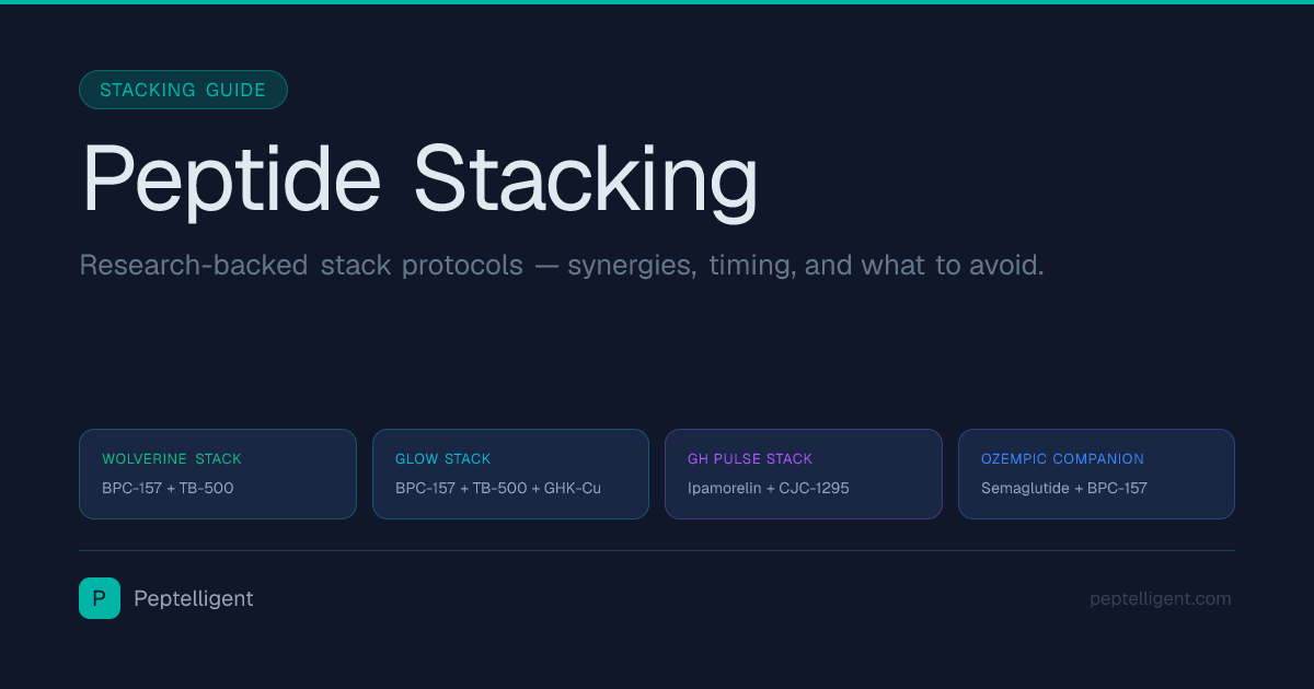 Peptide Stacking Guide — Common Combinations & What to Avoid | Peptelligent